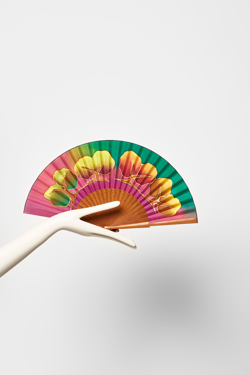 ABANICO MEDIANO NATURA OLIVOS