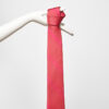 CORBATA CORAL CON LÍNEA ROSA